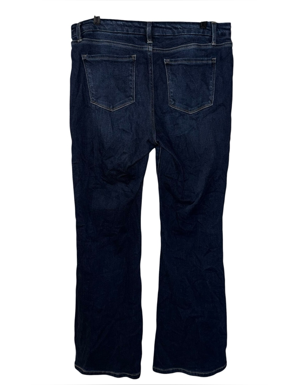 Flying Monkey Mid Rise Flare Stretch Jeans Adorable color dark indigo stretch 32 - Picture 9 of 13